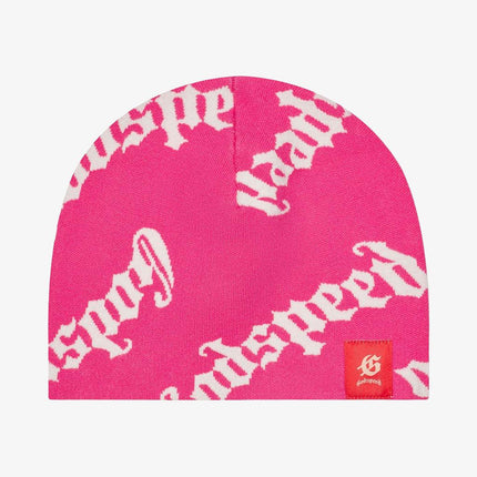 Godspeed 'OG Logo' Beanie Pink / White - SOLE SERIOUSS (4)