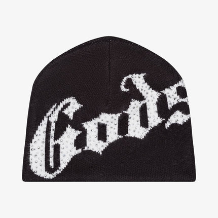 Godspeed 'OG Logo' Rhinestone Studed Beanie Black / White - SOLE SERIOUSS (1)