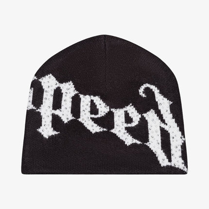 Godspeed 'OG Logo' Rhinestone Studed Beanie Black / White - SOLE SERIOUSS (2)