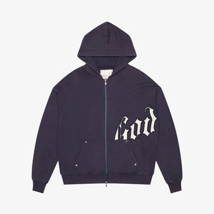 Godspeed 'OG Logo V2' 400 GSM French Terry Sweatsuit Washed Navy (Hoodie and Sweatpants) | SOLE SERIOUSS [2]