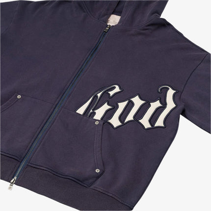 Godspeed 'OG Logo V2' 400 GSM French Terry Sweatsuit Washed Navy (Hoodie and Sweatpants) | SOLE SERIOUSS [4]