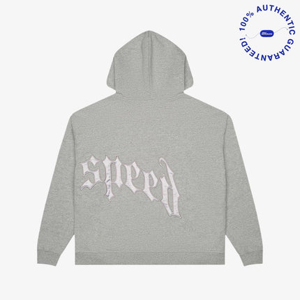 Godspeed 'OG Logo V2' 500 GSM French Terry Sweatsuit Grey / Silver Satin (Hoodie and Sweatpants) | SOLE SERIOUSS [3]