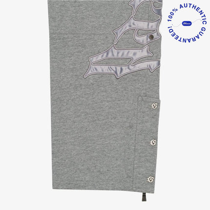 Godspeed 'OG Logo V2' 500 GSM French Terry Sweatsuit Grey / Silver Satin (Hoodie and Sweatpants) | SOLE SERIOUSS [7]