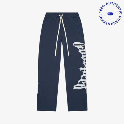 Godspeed 'OG Logo V2' 500 GSM French Terry Sweatsuit Navy / Silver Satin (Hoodie and Sweatpants) | SOLE SERIOUSS [5]