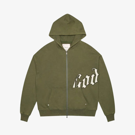 Godspeed 'OG Logo V2' 500 GSM French Terry Sweatsuit Olive (Hoodie and Sweatpants) | SOLE SERIOUSS [2]