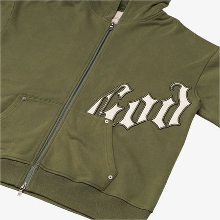 Godspeed 'OG Logo V2' 500 GSM French Terry Sweatsuit Olive (Hoodie and Sweatpants) | SOLE SERIOUSS [4]