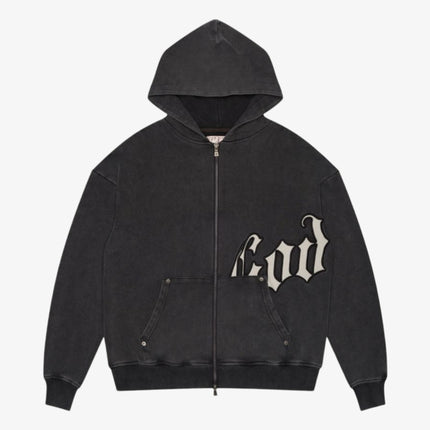 Godspeed 'OG Logo V2' 500 GSM French Terry Sweatsuit Washed Black (Hoodie and Sweatpants) | SOLE SERIOUSS [2]