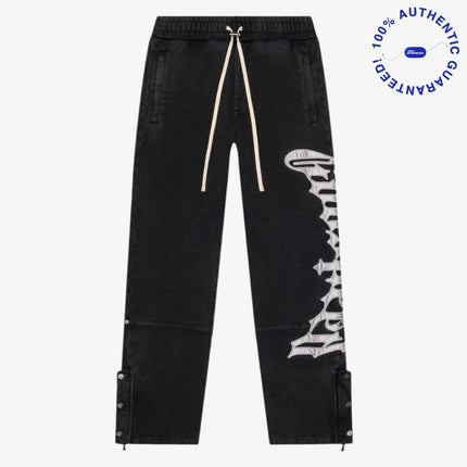 Godspeed 'OG Logo V2' 500 GSM French Terry Sweatsuit Washed Black / Silver Satin (Hoodie and Sweatpants) | SOLE SERIOUSS [5]