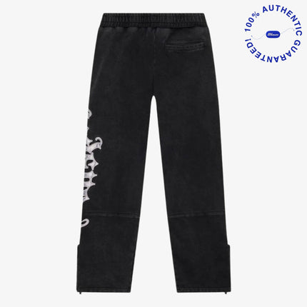 Godspeed 'OG Logo V2' 500 GSM French Terry Sweatsuit Washed Black / Silver Satin (Hoodie and Sweatpants) | SOLE SERIOUSS [6]