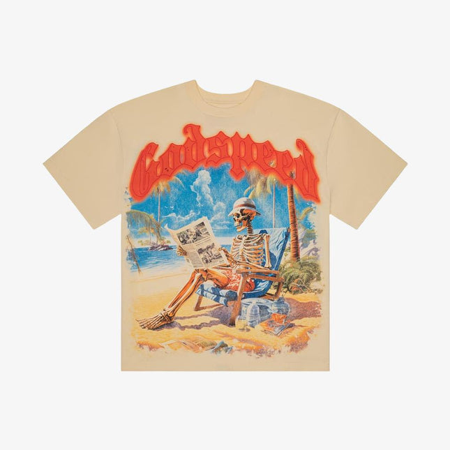 Godspeed 'Permanent Vacation' T-Shirt Cream - SOLE SERIOUSS (1)