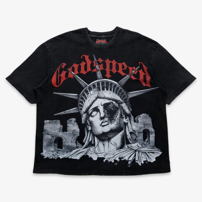 Godspeed 'R.O.M.E' T-Shirt Black Wash | SOLE SERIOUSS [1]