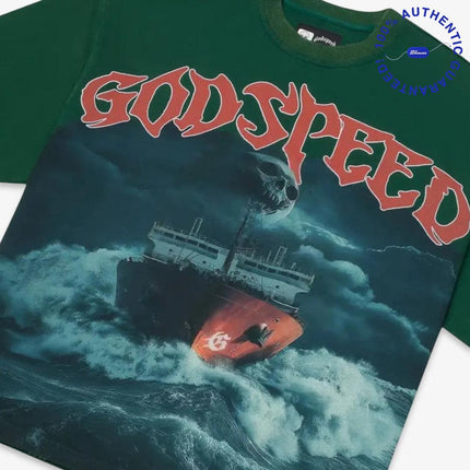 Godspeed 'Sea Sick' T-Shirt Green (Edition of 444) | SOLE SERIOUSS [3]