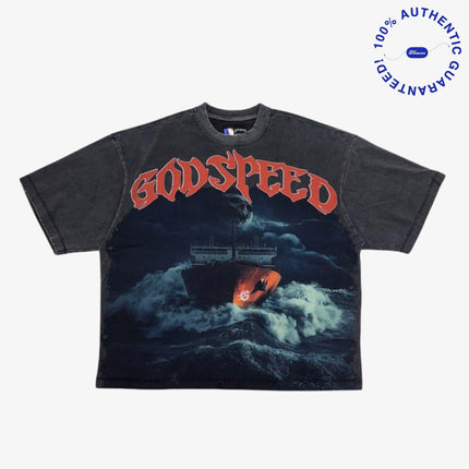 Godspeed 'Sea Sick' T-Shirt Grey Wash (Edition of 444) | SOLE SERIOUSS [1]