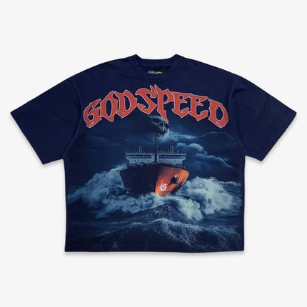 Godspeed 'Sea Sick' T-Shirt Navy (Edition of 444) | SOLE SERIOUSS [1]