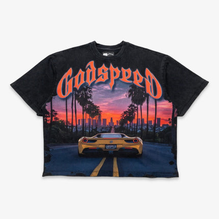 Godspeed 'Sunset BLVD' T-Shirt Black Wash (Edition of 444) | SOLE SERIOUSS [1]