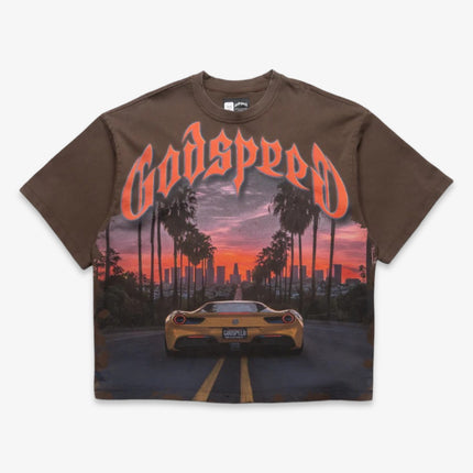 Godspeed 'Sunset BLVD' T-Shirt Brown (Edition of 444) | SOLE SERIOUSS [1]