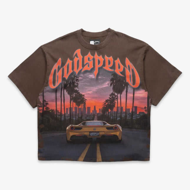Godspeed 'Sunset BLVD' T-Shirt Brown (Edition of 444) | SOLE SERIOUSS [1]
