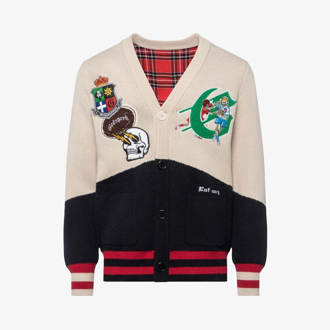 Godspeed 'University 'Rugby Cardigan Cream / Black - SOLE SERIOUSS (1)