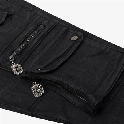 Godspeed Wax Flare Premium Cargo Pants Black - SOLE SERIOUSS (2)