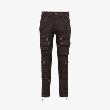 Godspeed Wax Flare Premium Cargo Pants Brown - SOLE SERIOUSS (1)