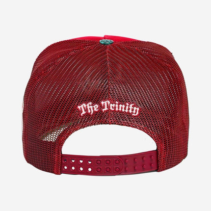 Godspeed x The Legacy 'LOX' Trucker Snapback Hat Cardinal - SOLE SERIOUSS (2)