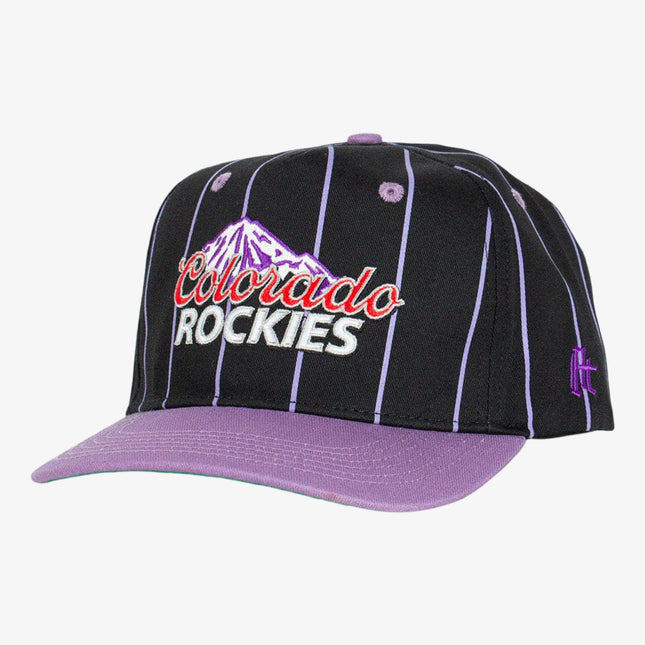 Hat Trick NYC 'Colorado Rockies / Cold One' Snapback Hat Black / Purple | SOLE SERIOUSS [1]