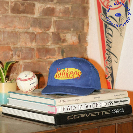 Hat Trick NYC 'New York Yankees / Seinfeld Sitcom' Snapback Hat DVD Box Set Blue | SOLE SERIOUSS [4]