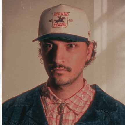 Hat Trick NYC 'New York / ex's Rangers' Snapback Hat Beige / Navy Blue | SOLE SERIOUSS [6]