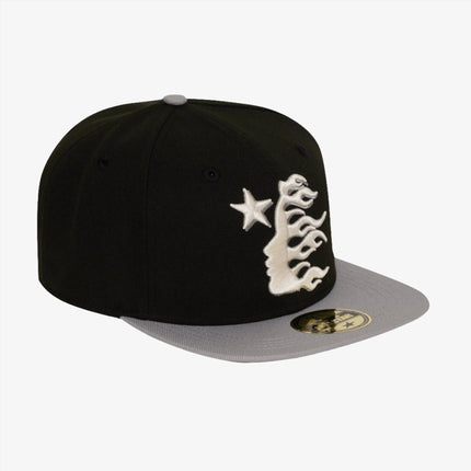 Hellstar 'Baseball' Fitted Hat Black / Grey - SOLE SERIOUSS (2)