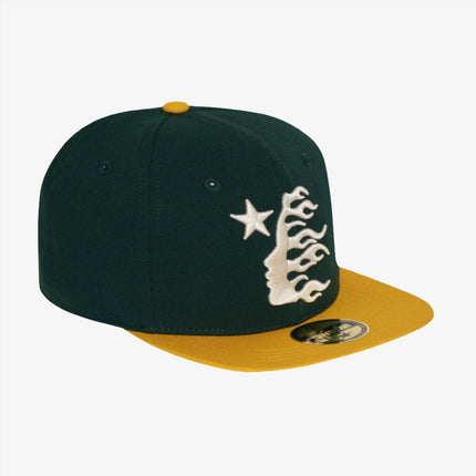 Hellstar 'Baseball' Fitted Hat Green / Yellow - SOLE SERIOUSS (2)