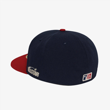 Hellstar 'Baseball' Fitted Hat Navy Blue / Red - SOLE SERIOUSS (3)