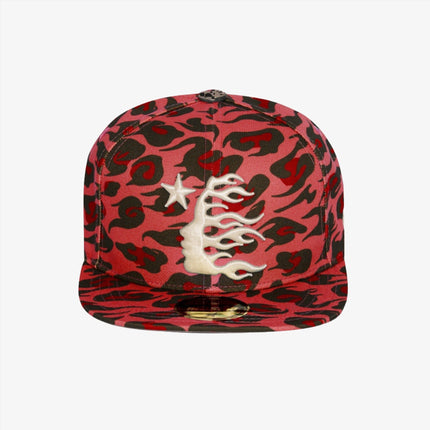 Hellstar 'Cheetah Print' Fitted Hat Red / Black - SOLE SERIOUSS (1)