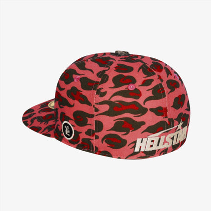 Hellstar 'Cheetah Print' Fitted Hat Red / Black - SOLE SERIOUSS (2)