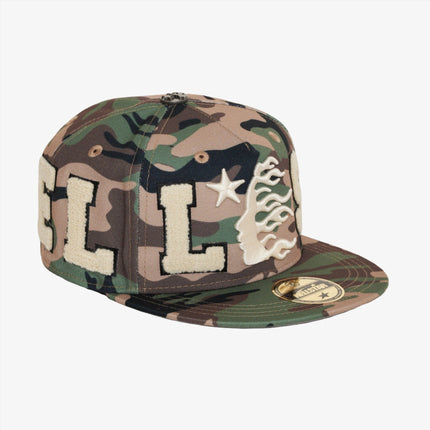 Hellstar 'OG Patch' 6-Panel Fitted Hat Camo - SOLE SERIOUSS (2)