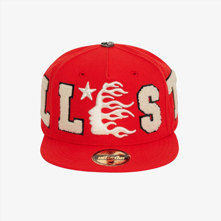 Hellstar 'OG Patch' 6-Panel Fitted Hat Red / White - SOLE SERIOUSS (1)