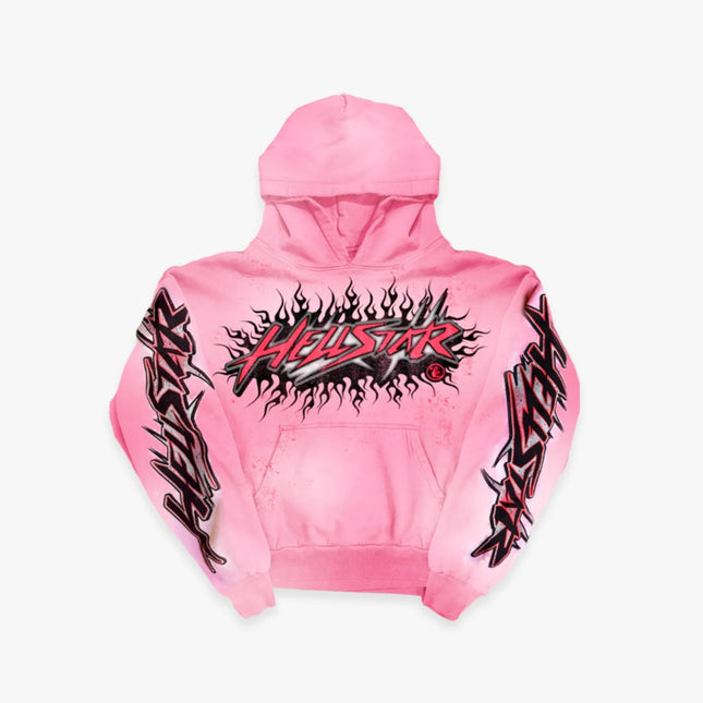 Hellstar Pullover Hoodie 'Brainwashed (Without Brain) Pink (FW23) (Capsule 10) - SOLE SERIOUSS (1)