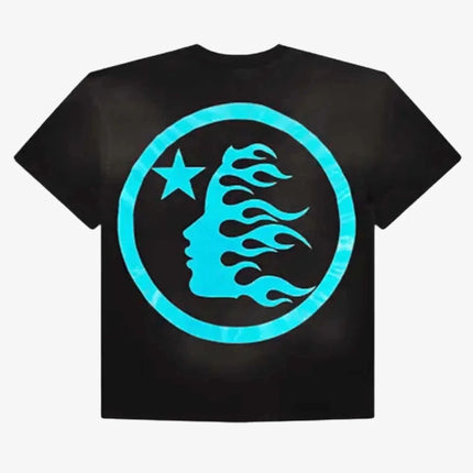 Hellstar Sports 'Core Logo' T-Shirt Black / Light Blue (SS24) (Gel Print) - SOLE SERIOUSS (2)