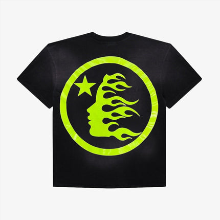 Hellstar Sports 'Core Logo' T-Shirt Black / Neon Green (SS24) (Gel Print) HS01SCC002-GRN - SOLE SERIOUSS (2)