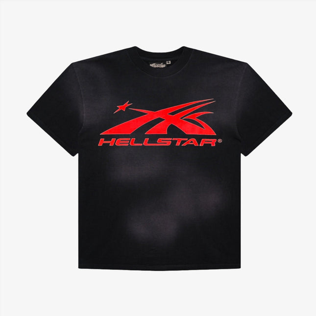 Hellstar Sports 'Core Logo' T-Shirt Black / Red (SS24) (Gel Print) HS01SCC002-RED - SOLE SERIOUSS (1)