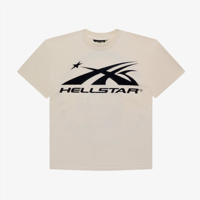 Hellstar Sports 'Core Logo' T-Shirt White / Black (SS24) (Gel Print) HS01SCC001-WHI - SOLE SERIOUSS (1)