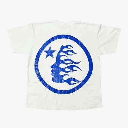 Hellstar Sports 'Core Logo' T-Shirt White / Blue (SS24) (Gel Print) - SOLE SERIOUSS (2)