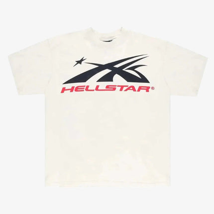 Hellstar Sports 'Core Logo' T-Shirt White / Red (SS24) (Gel Print) - SOLE SERIOUSS (1)