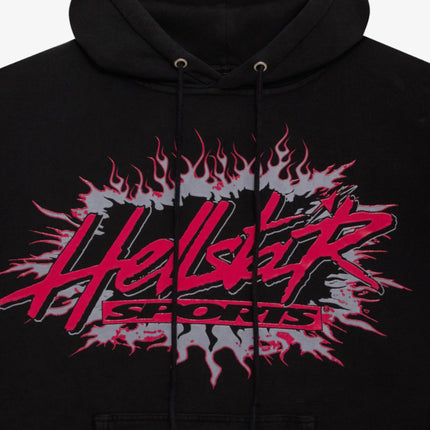 Hellstar Sports Pullover Hoodie 'Future Flame' Black SS24 - SOLE SERIOUSS (3)