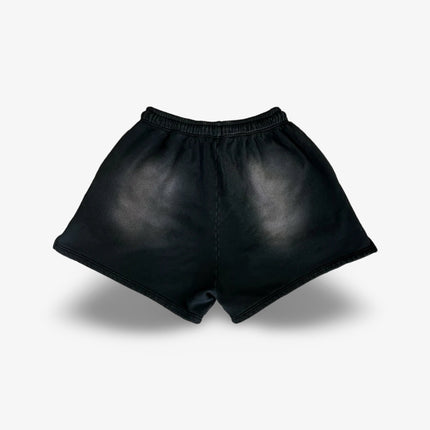 Hellstar Sports Shorts 'Flame' Washed Black SS24 - SOLE SERIOUSS (2)
