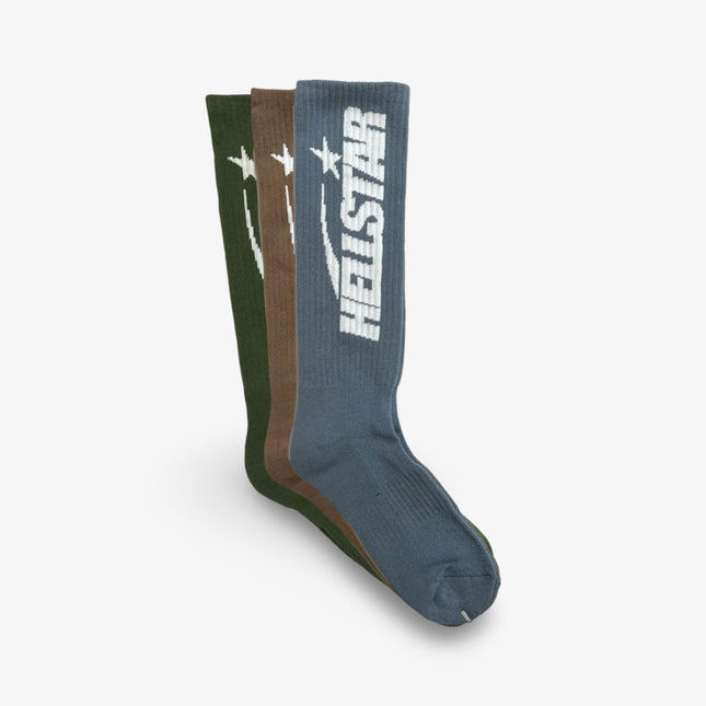 Hellstar Sports Socks (3 Pack) Earth Tone SS24 - SOLE SERIOUSS (1)