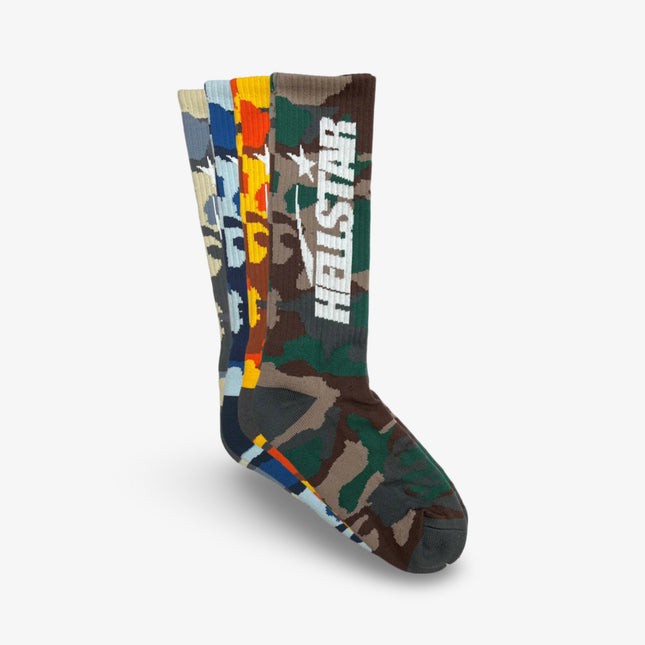 Hellstar Sports Socks (4 Pack) Camo SS24 - Atelier-lumieres Cheap Sneakers Sales Online (1)