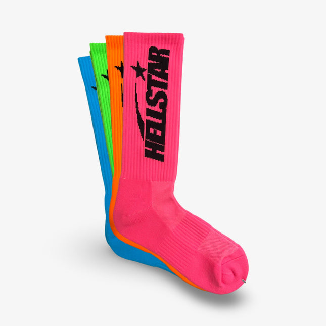 Hellstar Sports Socks (4 Pack) Neon SS24 - Atelier-lumieres Cheap Sneakers Sales Online (1)