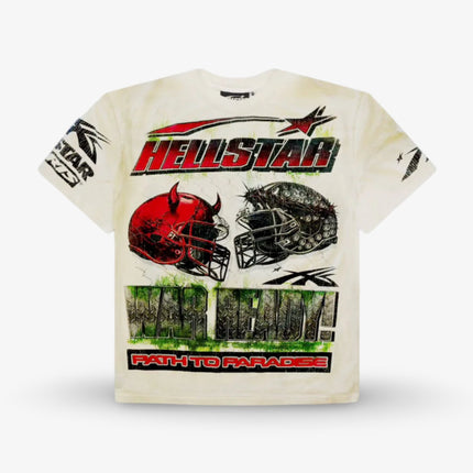Hellstar Sports T-Shirt 'War Ready!' White SS24 - SOLE SERIOUSS (1)