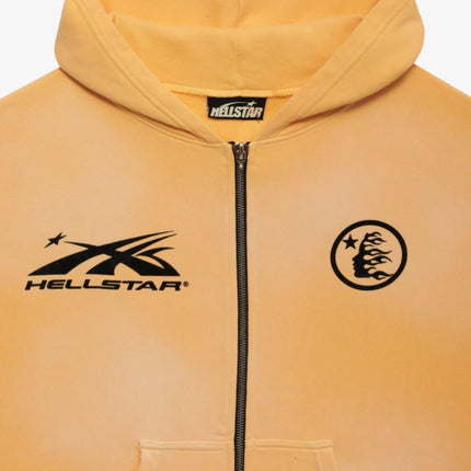 Hellstar Sports Zip-Up Pullover Hoodie Yellow SS24 - SOLE SERIOUSS (3)