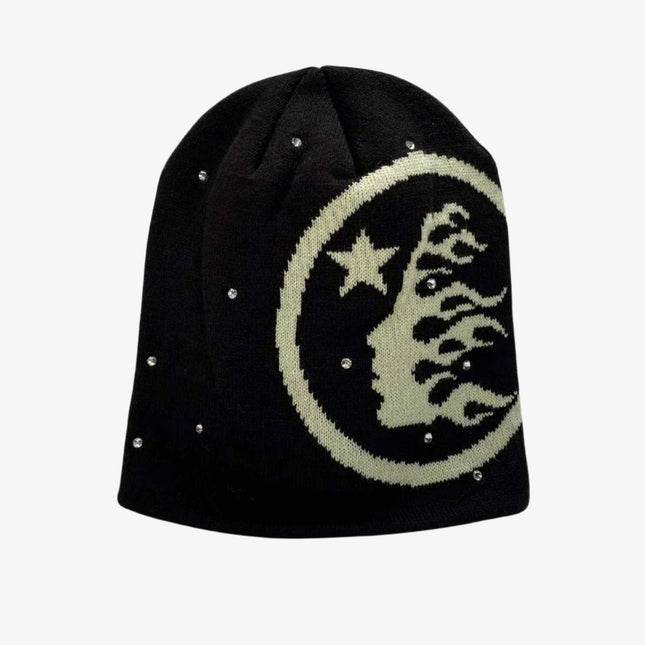 Hellstar Studios Beanie 'Starry Night' Black - SOLE SERIOUSS (1)